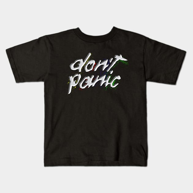 Don't panic Kids T-Shirt by maped